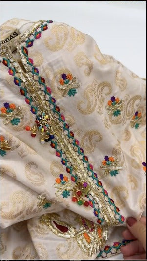 Jacquard Lawn Frock 2PC & 3PC