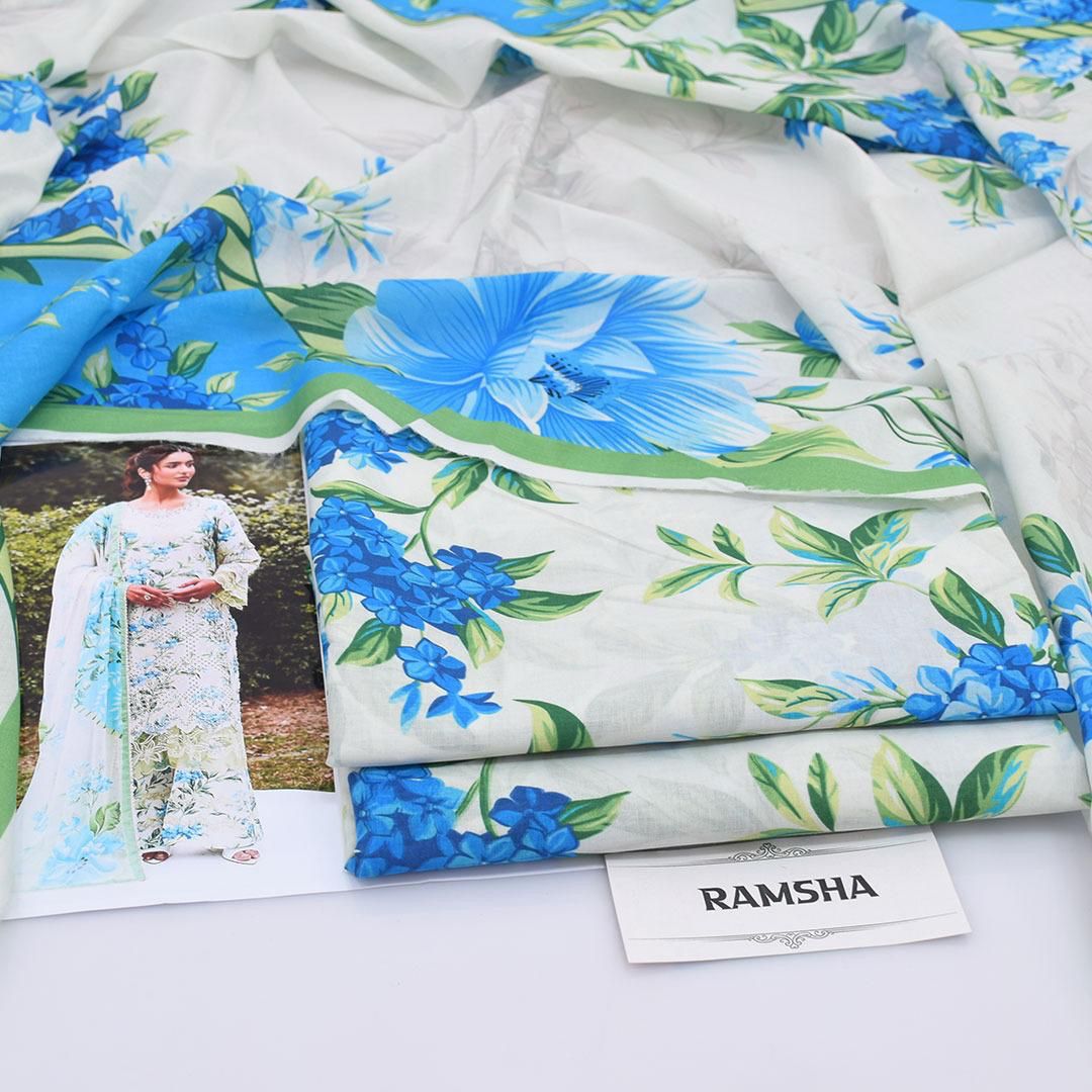 Ramsha 3pc Summer Lawn
