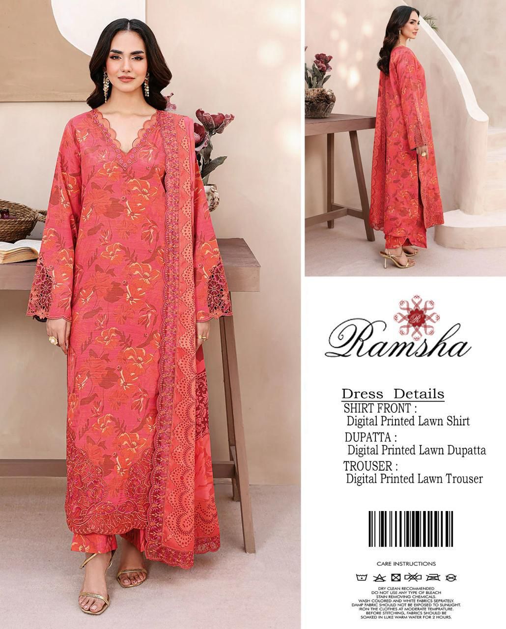 Ramsha 3pc Summer Collection